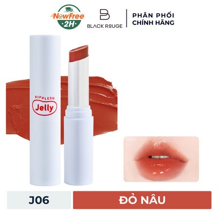 Son Dưỡng Thuần Chay Có Màu Black Rouge (Ripplesh Jelly Balm) J04 - Hồng Tím