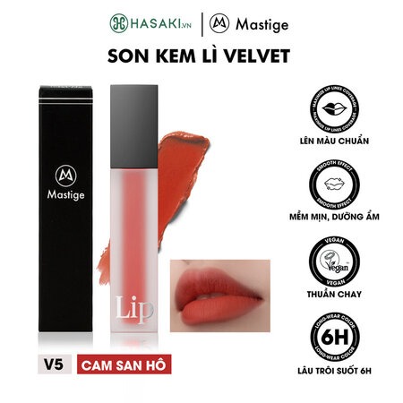 Son Kem Lì Mastige Velvet Lâu Trôi (Velvet Lip Tint ) V2 Café Crème