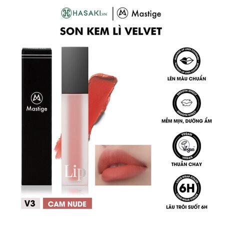 Son Kem Lì Mastige Velvet Lâu Trôi (Velvet Lip Tint ) V2 Café Crème