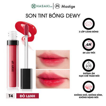 Son Tint Bóng Mastige Dewy Lâu Trôi (Dewy Lip Tint) T8 Sweet