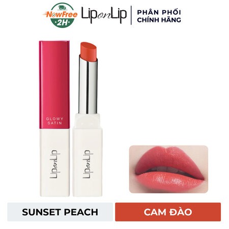 Son Thỏi Lip On Lip Dưỡng Môi (Glowy Satin) Ruby Star