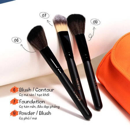 Bộ Cọ Trang Điểm Vacosi 14 Cây (Mars Mission Brush Set)
