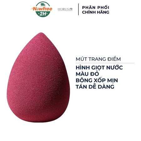 Mút Trang Điểm Horus 3D Beauty Sponge Vát Chéo (3D Beauty Sponge) Đen