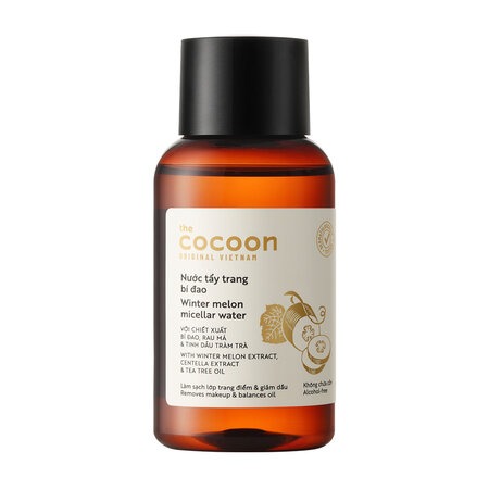 Nước Tẩy Trang Bí Đao Cocoon Làm Sạch & Giảm Dầu (Winter Melon Micellar Water) 140ml