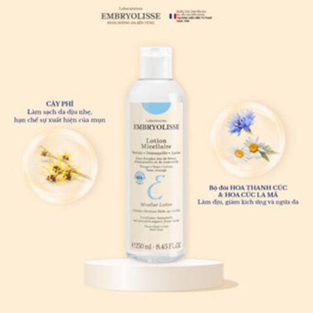 Nước Tẩy Trang Embryolisse Cây Phỉ Cho Mọi Loại Da (Micellar Lotion) 250ml