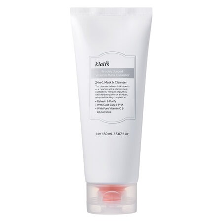 Sữa Rửa Mặt Klairs Dưỡng Sáng & Cải Thiện Lỗ Chân Lông (Freshly Juiced Vitamin Mask Cleanser)