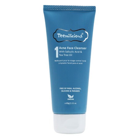 Sữa Rửa Mặt Teenilicious Sạch Sâu, Hỗ Trợ Giảm Mụn (Acne Face Cleanser) 60g