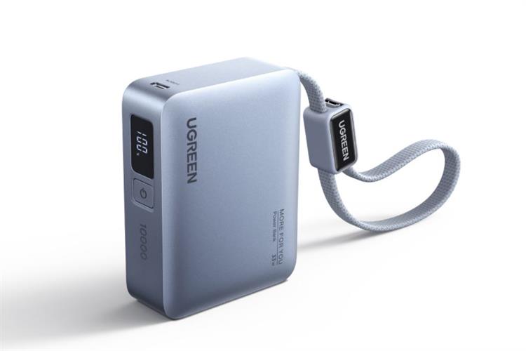 Pin sạc dự phòng 10000mAh Type C PD QC 3.0 33W Ugreen PB584 kèm Cáp Type C