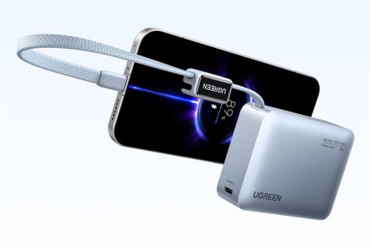Pin sạc dự phòng 10000mAh Type C PD QC 3.0 33W Ugreen PB584 kèm Cáp Type C