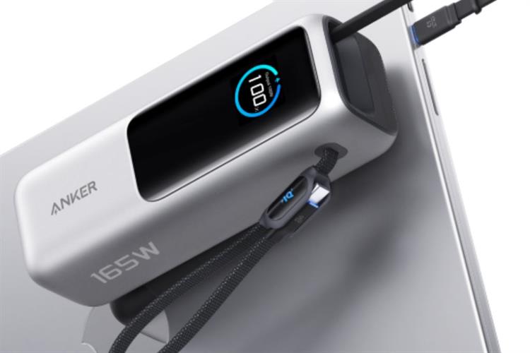 Pin sạc dự phòng 25000mAh Type C PD QC 3.0 165W Anker Zolo A1695 kèm cáp dây rút Type C