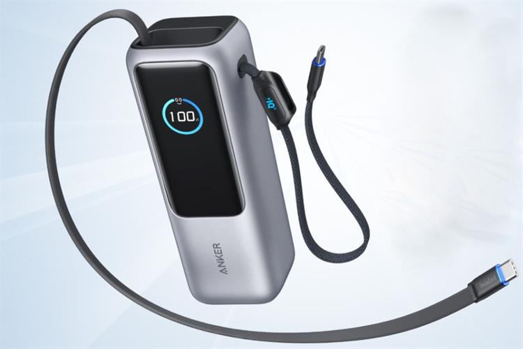 Pin sạc dự phòng 25000mAh Type C PD QC 3.0 165W Anker Zolo A1695 kèm cáp dây rút Type C