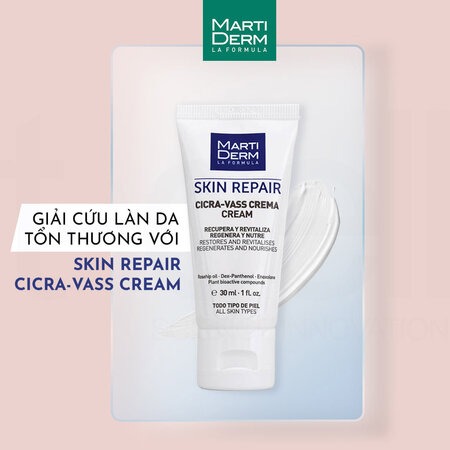 Kem Dưỡng MartiDerm Tái Tạo & Phục Hồi Da Nhạy Cảm (Skin Repair Cicra Vass Cream) 30ml