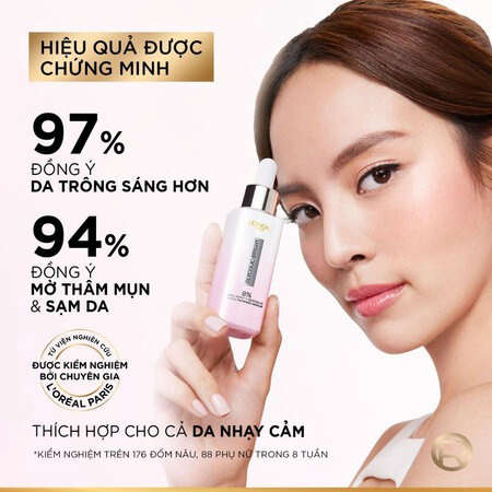 Serum L'Oreal Sáng Da, Mờ Thâm Mụn & Nám (Glycolic Bright Melasyl 8%) 15ml