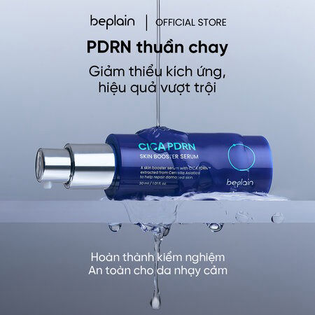 Serum Beplain Rau Má PDRN Phục Hồi, Cấp Ẩm, Căng Bóng Da (Cica PDRN Skin Booster Serum)