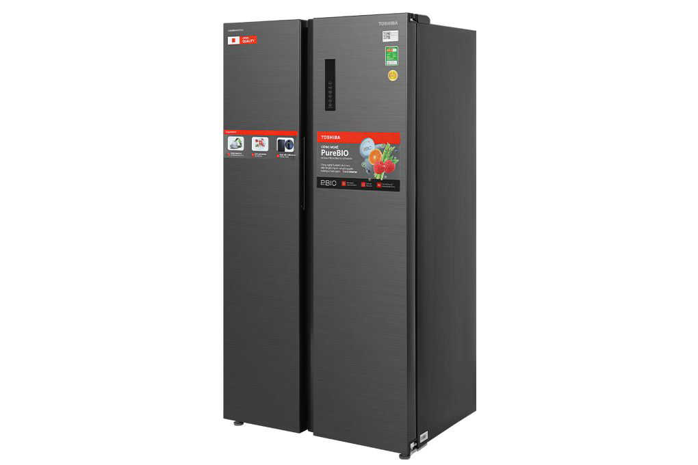 Tủ lạnh Toshiba Inverter Side By Side 555 lít GR-RS696WI-PMV(60)-AG