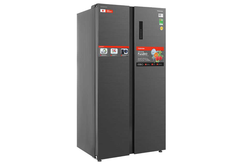 Tủ lạnh Toshiba Inverter Side By Side 555 lít GR-RS696WI-PMV(60)-AG