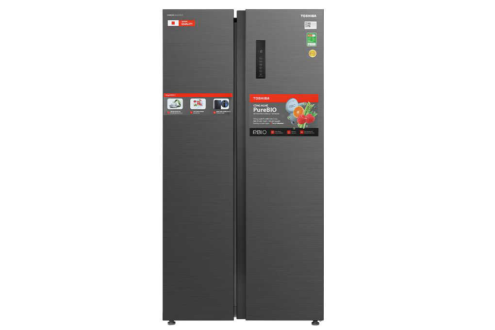 Tủ lạnh Toshiba Inverter Side By Side 555 lít GR-RS696WI-PMV(60)-AG