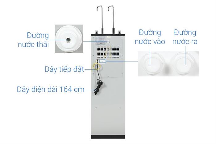 Máy lọc nước RO nóng nguội lạnh Hydrogen ion kiềm Kangaroo KGHC11A4 11 lõi