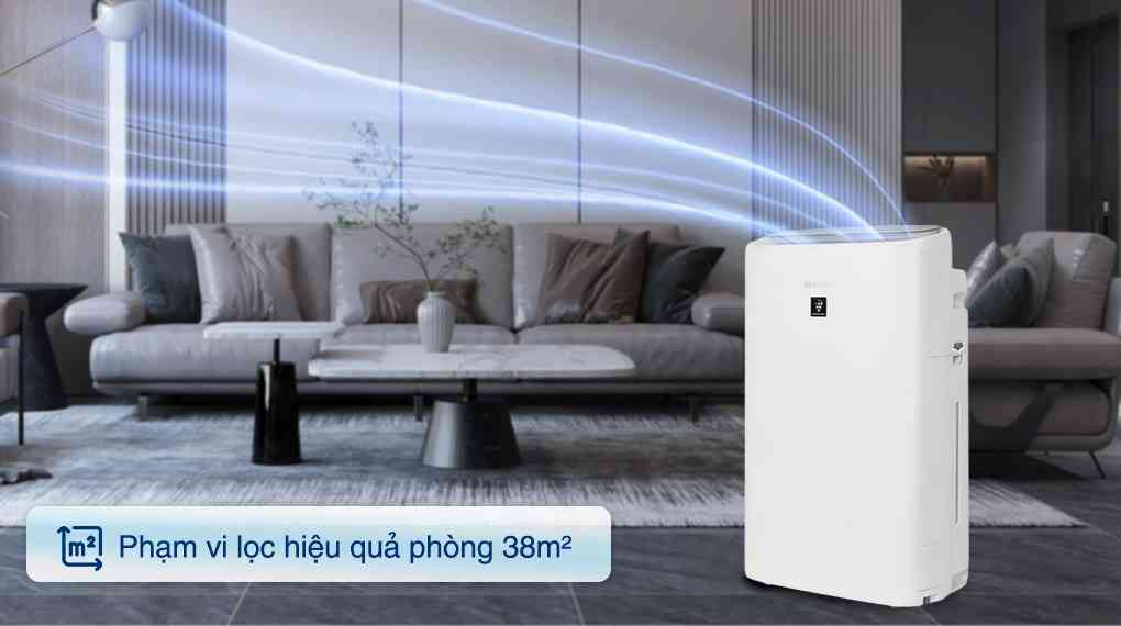 Máy lọc không khí tạo ẩm Sharp KI-N50V-W 51W