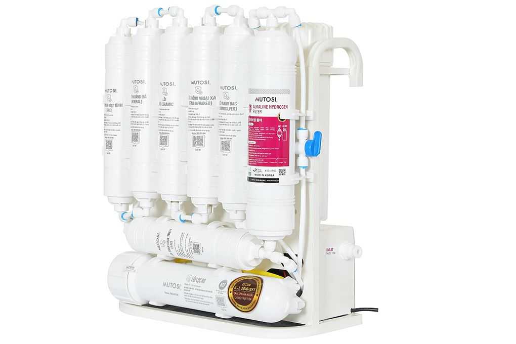Máy lọc nước RO Hydrogen ion kiềm Mutosi MP-U28H 11 lõi