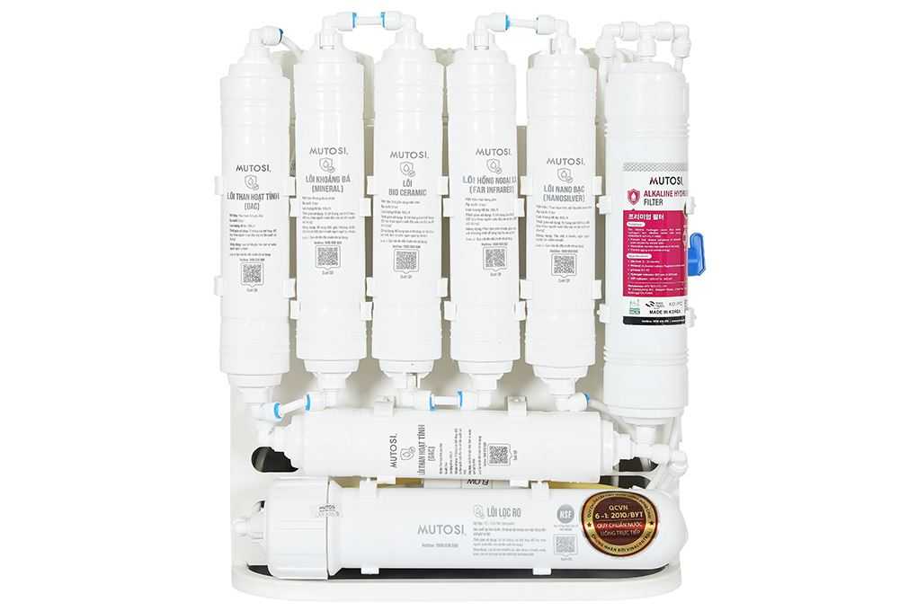 Máy lọc nước RO Hydrogen ion kiềm Mutosi MP-U28H 11 lõi