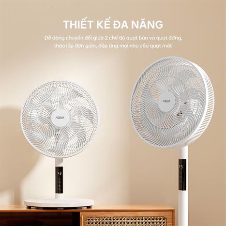 Quạt đứng AQUA 7 cánh AQS-FED3501R(W)-VN 50W