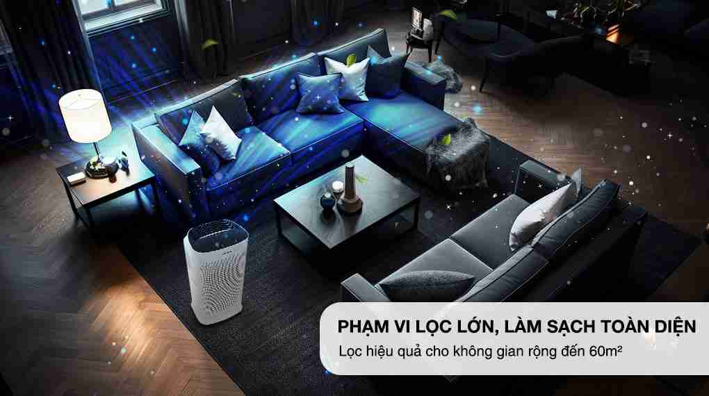 Máy lọc không khí Samsung AX60R5080WD/SV 60W