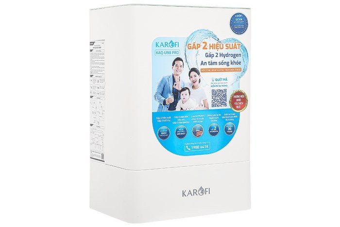 Máy lọc nước RO Hydrogen Karofi KAQ-U98 Pro 10 lõi
