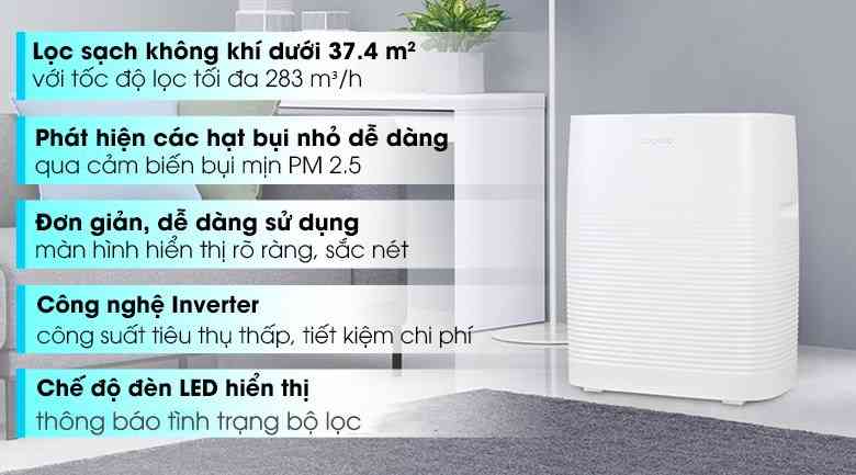 Máy lọc không khí Cuckoo CAC-C1220FW