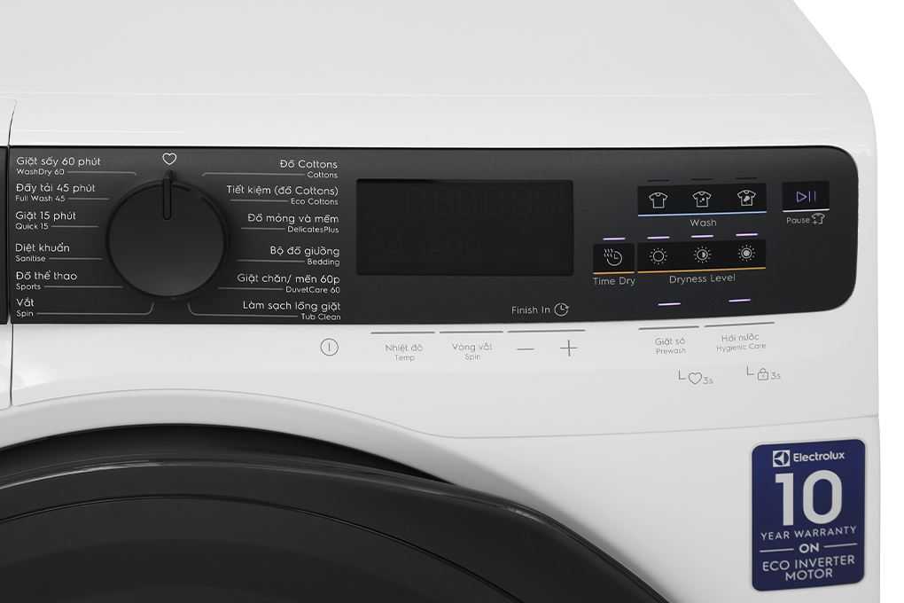 Máy giặt sấy Electrolux UltimateCare 500 Inverter EWW1123P5WC giặt 11 kg - sấy 7 kg