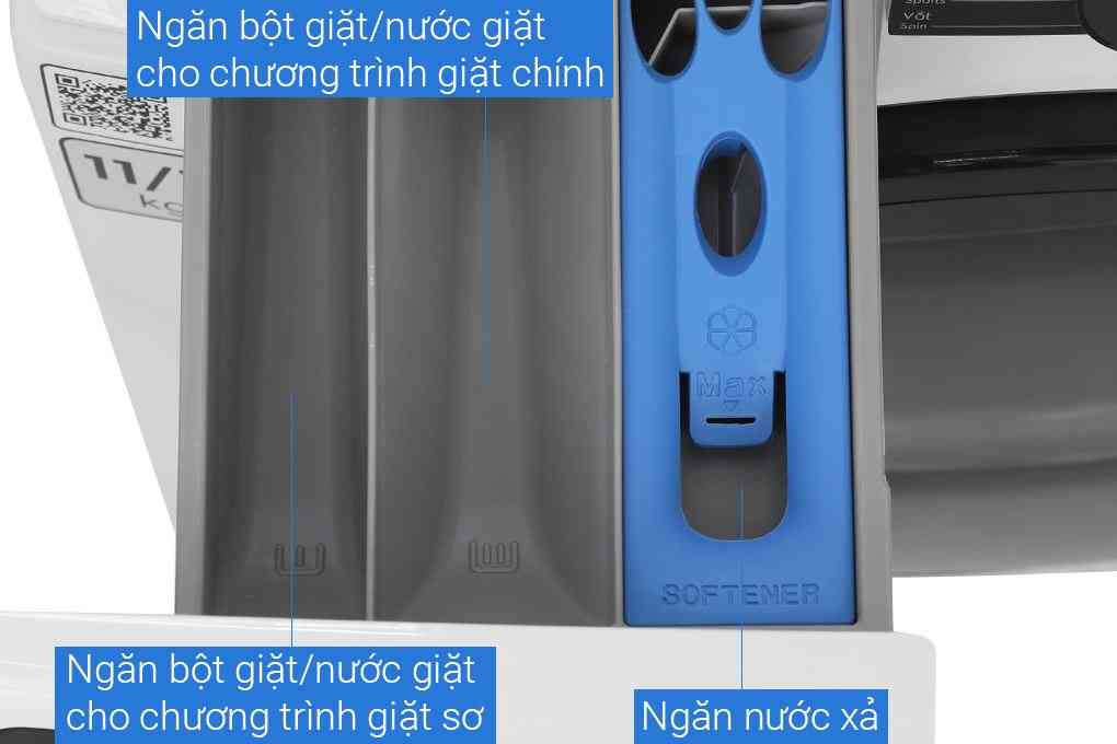 Máy giặt sấy Electrolux UltimateCare 500 Inverter EWW1123P5WC giặt 11 kg - sấy 7 kg