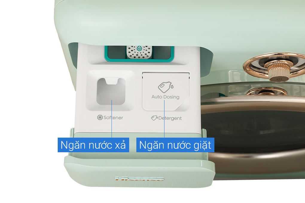 Máy giặt sấy Hisense Roman Holiday Inverter WD105R5 giặt 10.5 kg - sấy 7 kg