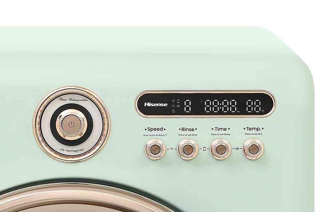 Máy giặt sấy Hisense Roman Holiday Inverter WD105R5 giặt 10.5 kg - sấy 7 kg