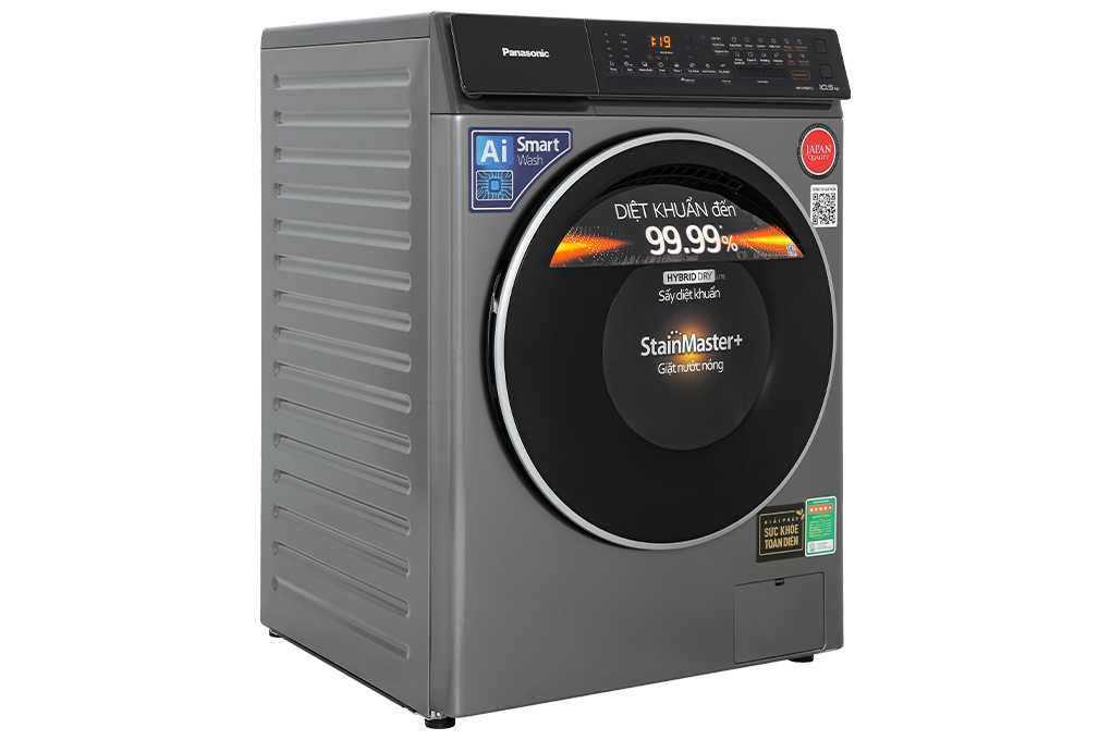 Máy giặt Panasonic Inverter NA-V105FC1LV giặt 10.5 kg - sấy tiện ích 2 kg