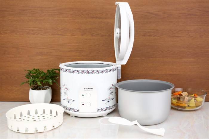 Nồi cơm nắp gài Sharp KS-183TJV-CR 1.8 lít