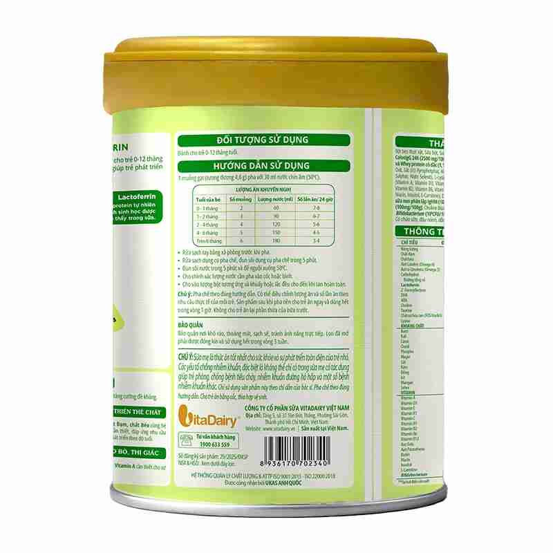 Sữa bột ColosBaby Lactoferrin 0+ 400g