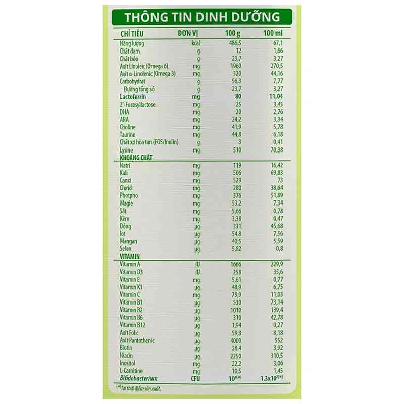 Sữa bột ColosBaby Lactoferrin 0+ 400g
