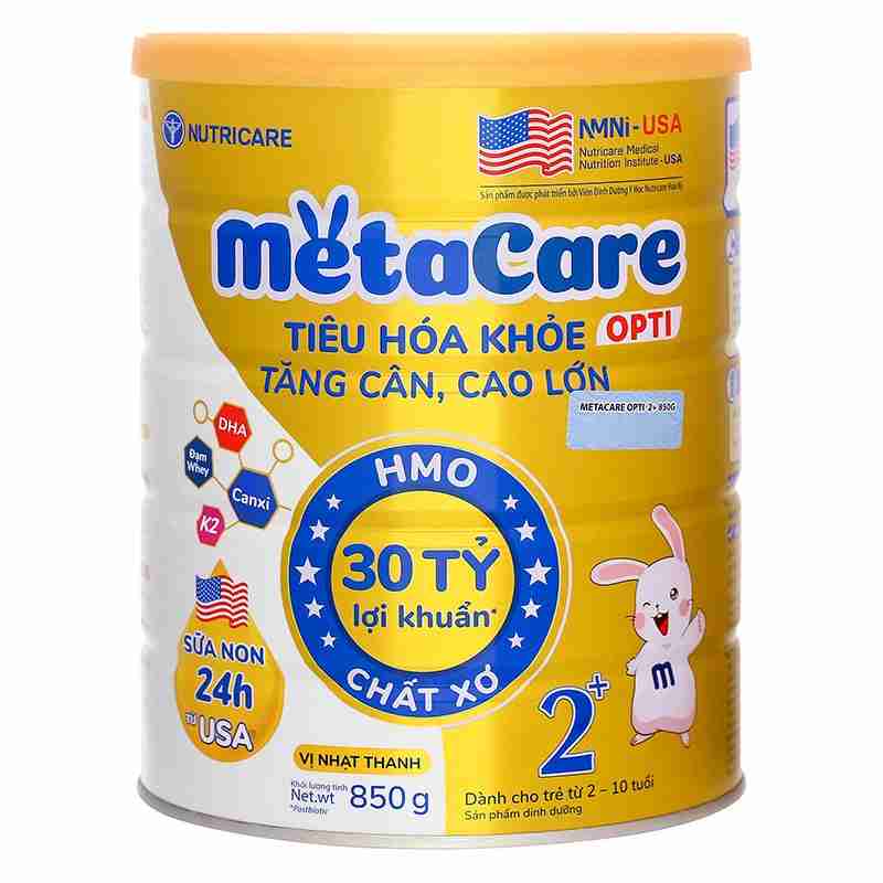 Sữa bột MetaCare Opti 2+ 850g