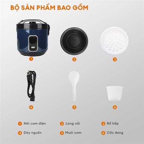 Nồi cơm nắp gài Gaabor 2.2 lít RC50M-BE01A