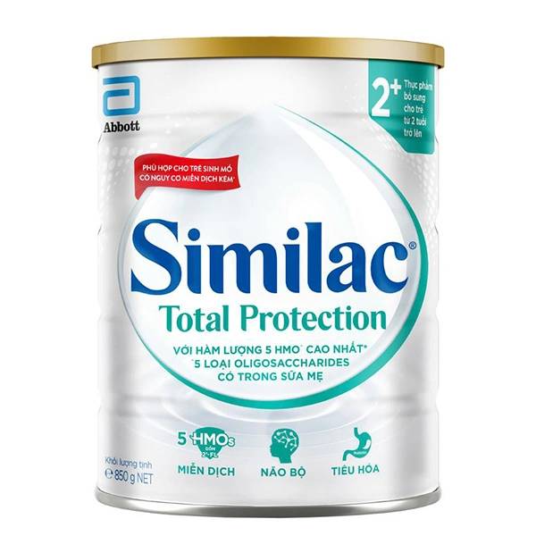 Sữa bột Similac Total Protection 2+ 850g