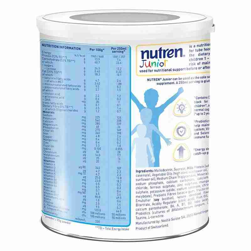 Sữa bột Nutren Junior 800g