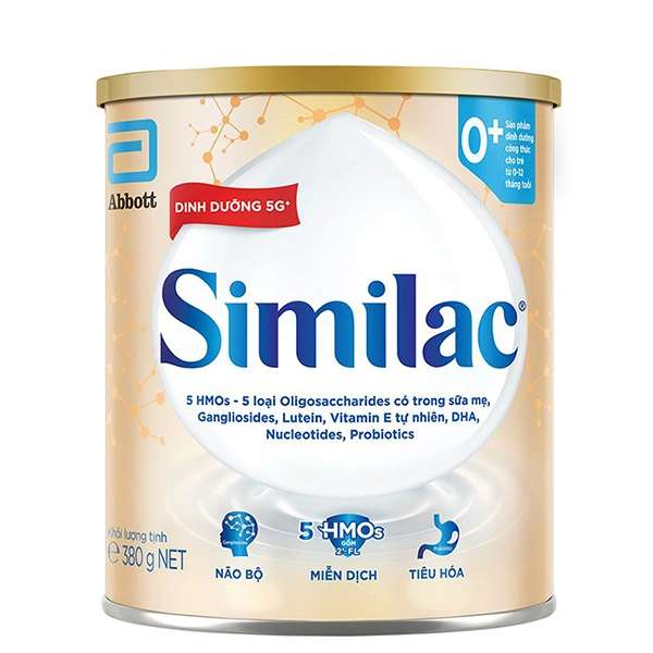 Sữa bột Similac 5G 0+ 380g