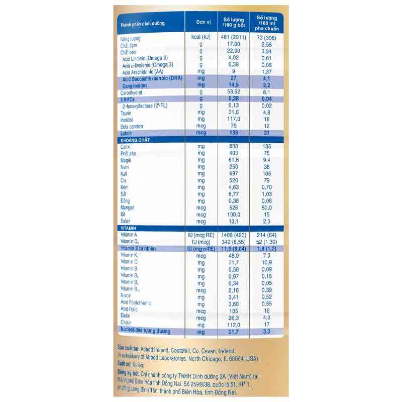 Sữa bột Similac 5G 1+ 850g