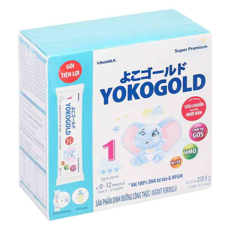 Sữa bột dạng gói YokoGold số 1 208.8g