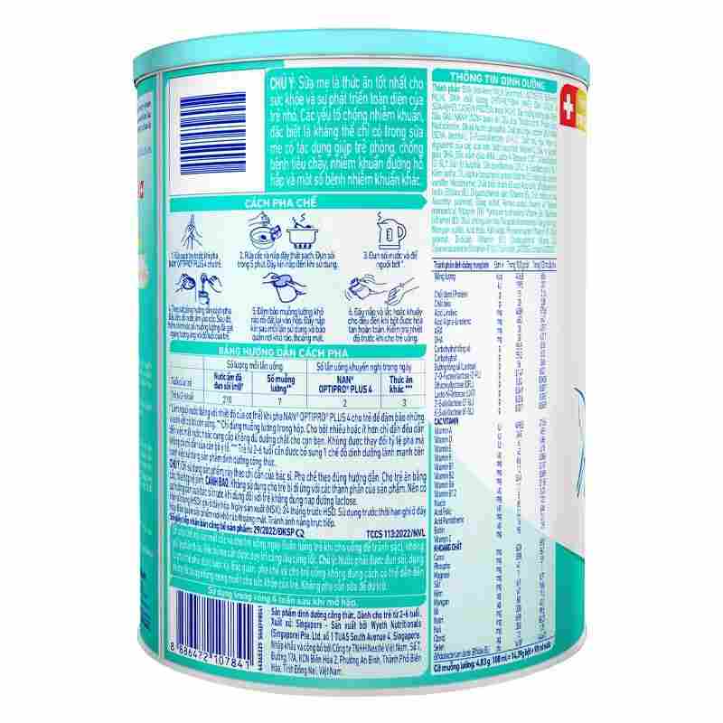 Sữa bột NAN Optipro Plus số 4 800g