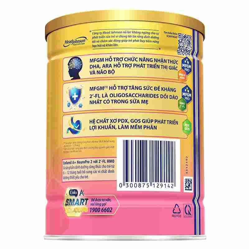 Sữa bột Enfamil A+ Neuropro số 2 400g