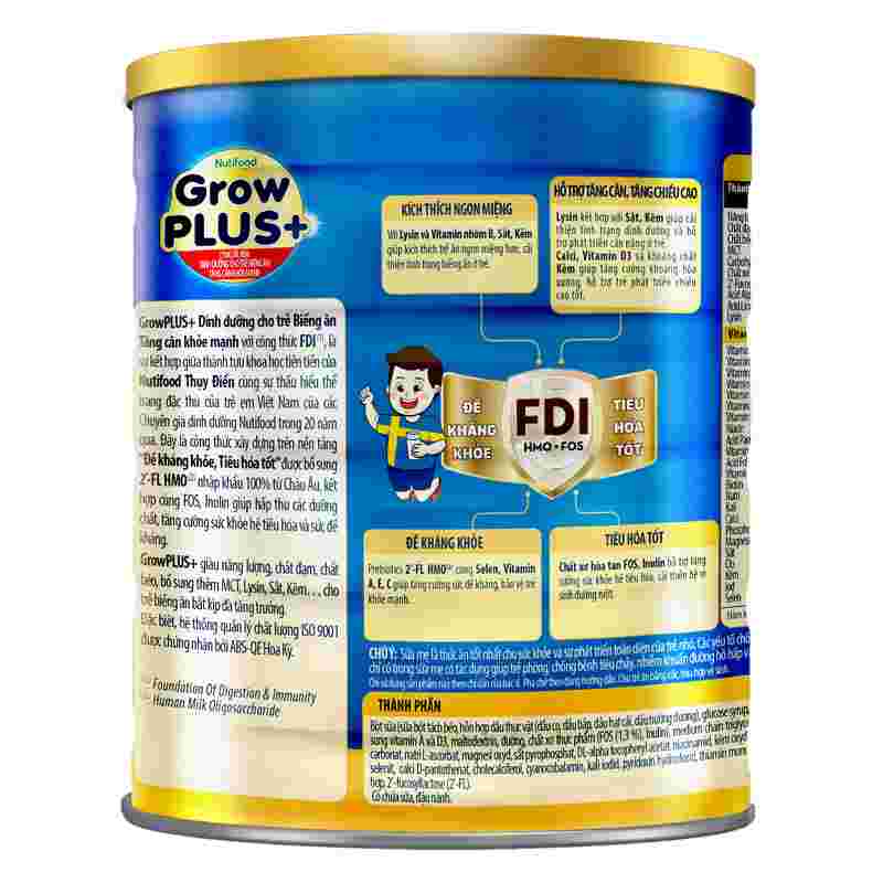 Sữa bột Nutifood GrowPLUS+ xanh 1+ 1.5kg
