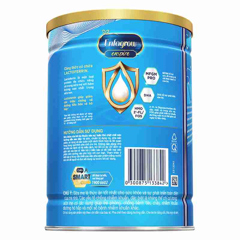 Sữa bột Enfagrow Enspire số 2 850g