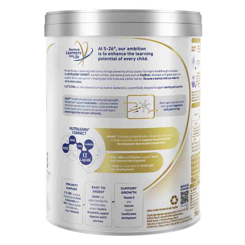 Sữa bột Nestlé S-26 Ultima số 3 750g