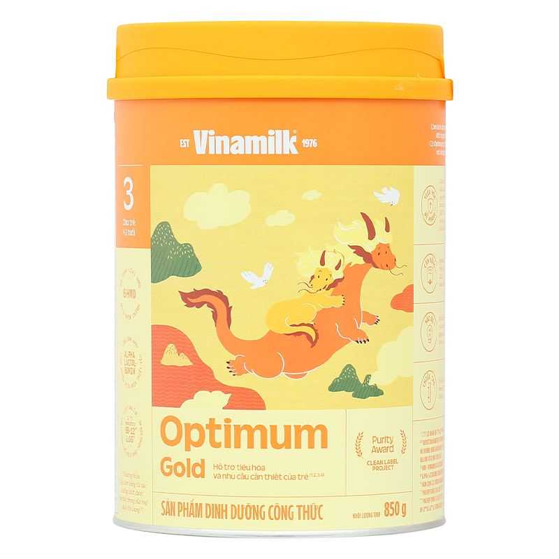 Sữa bột Optimum Gold số 3 850g (1-2 tuổi)